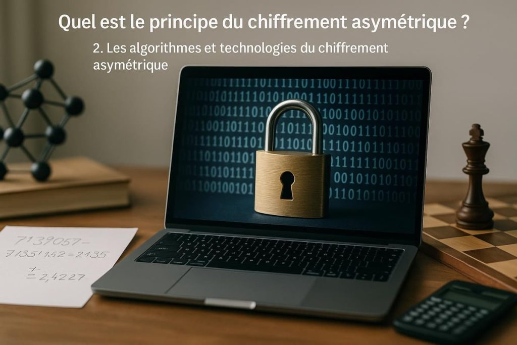 2. Les algorithmes et technologies du chiffrement asymétrique
