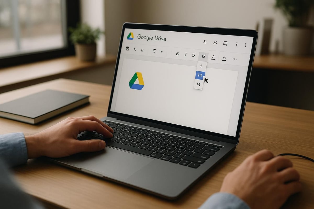 taille de police Google Drive
