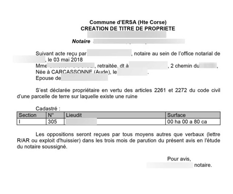 Qu'est ce qu'un titre de propriété : Exemple, détails et intérêt ...