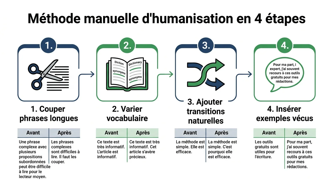 Methode manuelle d'humanisation en 4 etapes